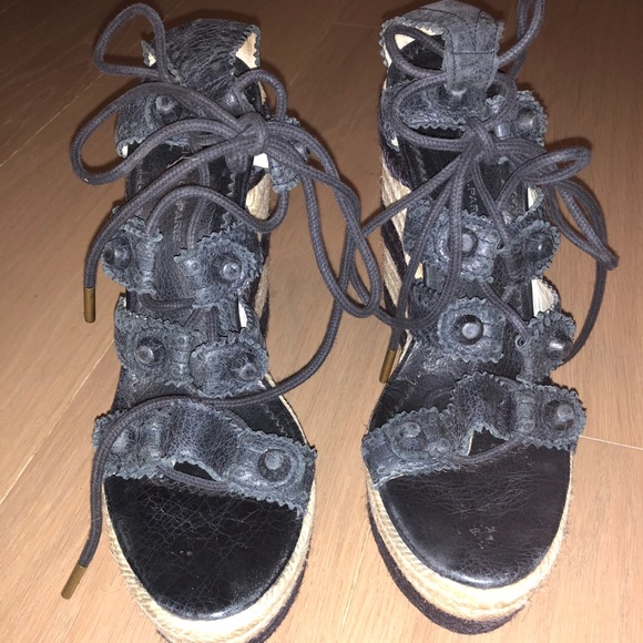 Balenciaga espadrilles wedges size 38 - Picture 2 of 8